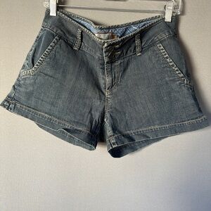Y2K Original Dark Blue Denim Women's Shorts